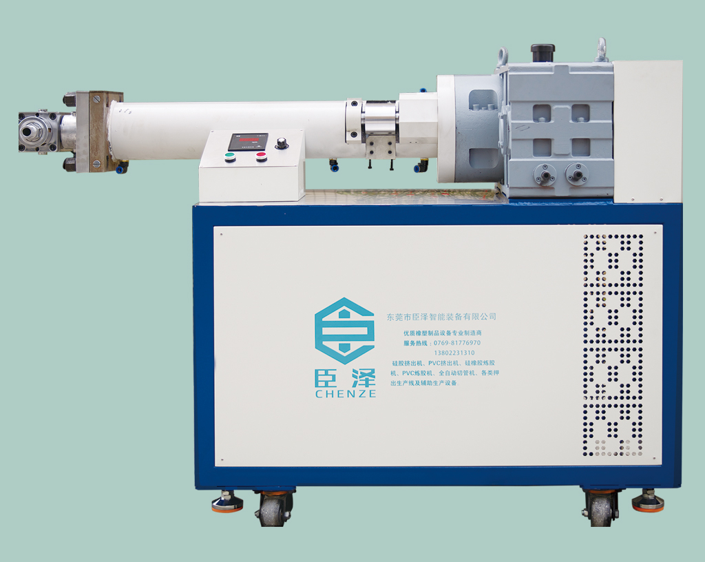 單螺杆擠（jǐ）出機-東莞臣澤矽膠擠出（chū）機-65單螺杆擠出機